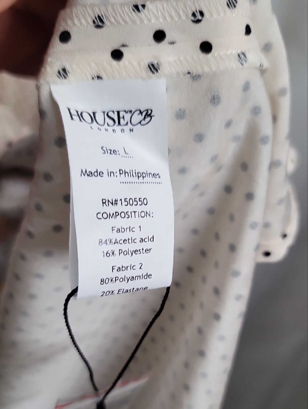 House Of CB Nwt Ellery Polka Dot Puff Sleeve Midi Dress Size Large - Picture 14 of 16